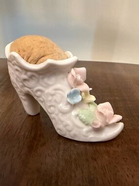 Vintage Shoe Pin Cushion